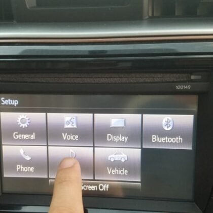 Toyota Corolla 2014, 2015, 2016 Audio System Touch Screen Repair Sevice