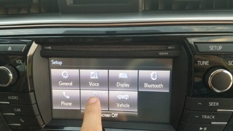 Toyota Corolla 2014, 2015, 2016 Audio System Touch Screen Repair Sevice