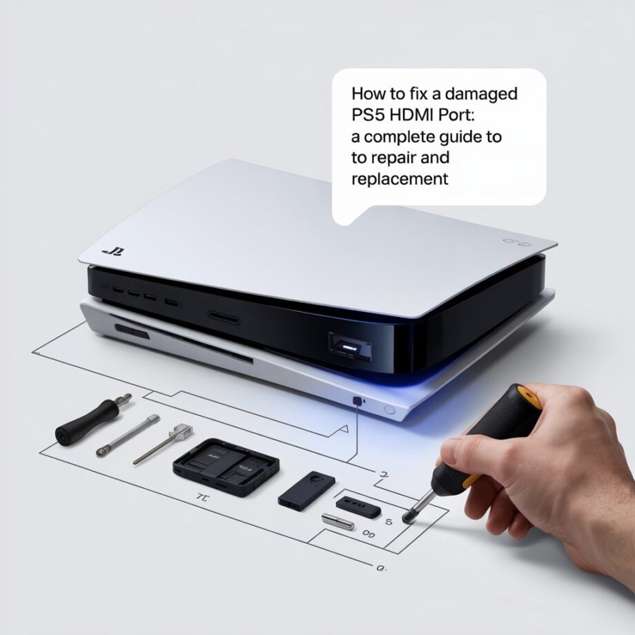 how to solve damaged ps5 hdmi port